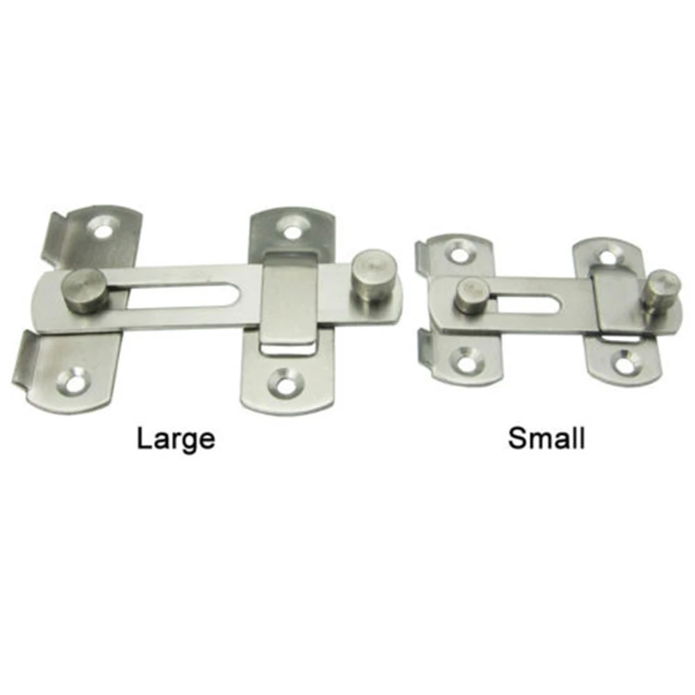 

Anti Theft Solid Home Easy Install Hardware Bathroom Durable Stainless Steel Sliding Safety Door Bolt
