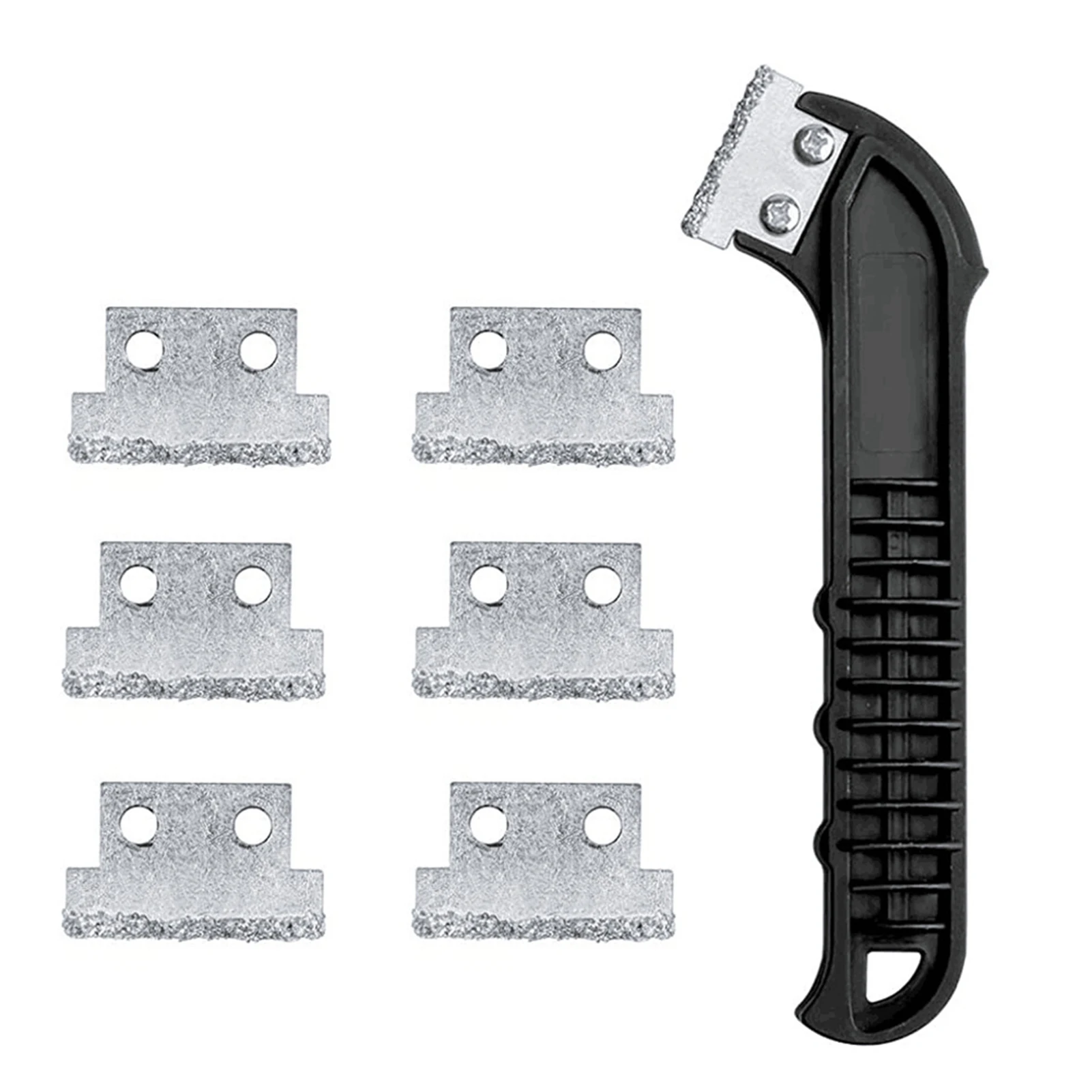 

Портативный прибор для чистки плитки, эргономичный прибор для быстрого снятия кожуры с заменой пластиковых лезвий, для кухни и дома, Углово...