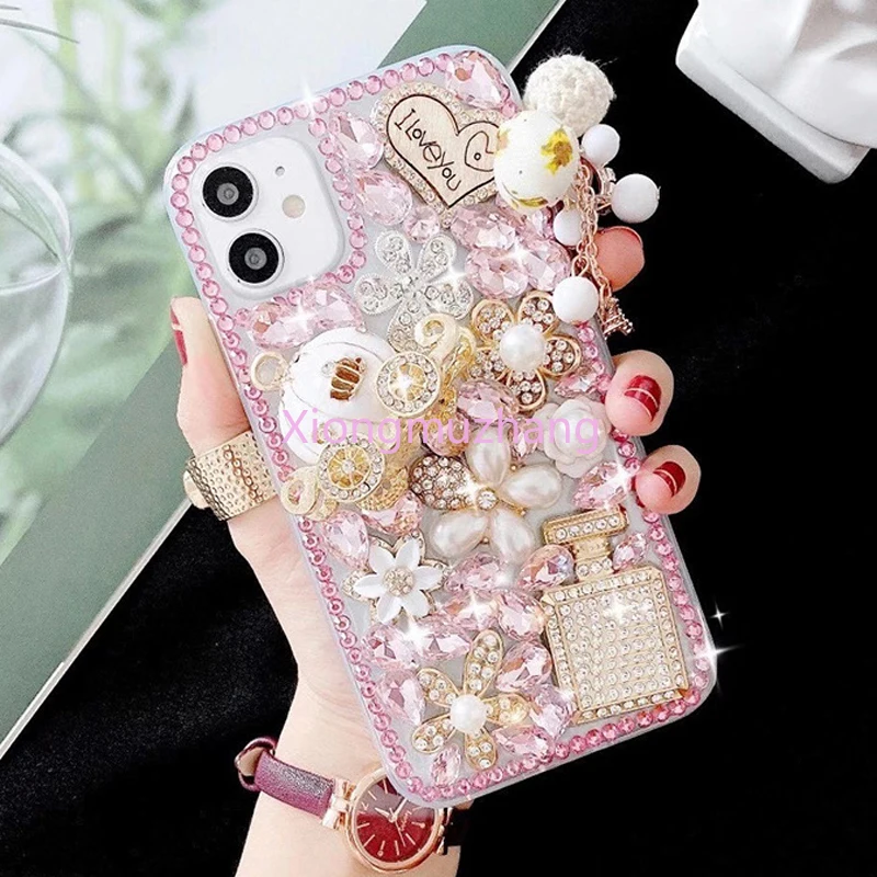 bling luxury rhinestone diamond case for motorola moto g9 plus g9 play g10 g20 g30 g50 g60 g100 g200 g71 g41 crystal phone cover free global shipping