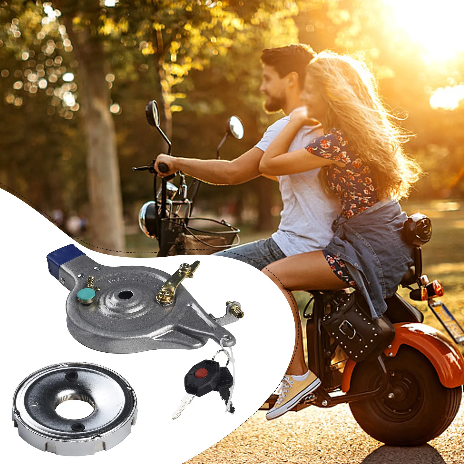 Антиблокировочный тормозной узел для электровелосипедов 90 100 тип с замком