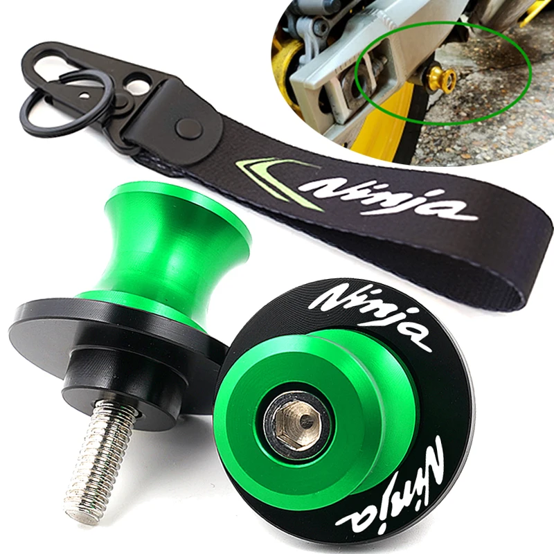 

Ninja M8/M10 Swing Arm Spools CNC Slider Stand Screw For Kawasaki Ninja 250 300 400 ZX6R ZX636 250SL ninja650 ninja1000sx
