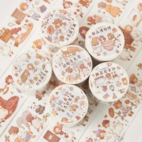 washi tape ins wind salt cute girl japanese paper diy planner masking tape adhesive tapes stickers decorative stationery tapes