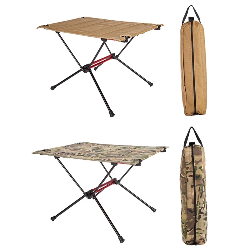 

Aluminum Alloy Frame Bracket Table with Oxford Cloth Table Top Durable Material