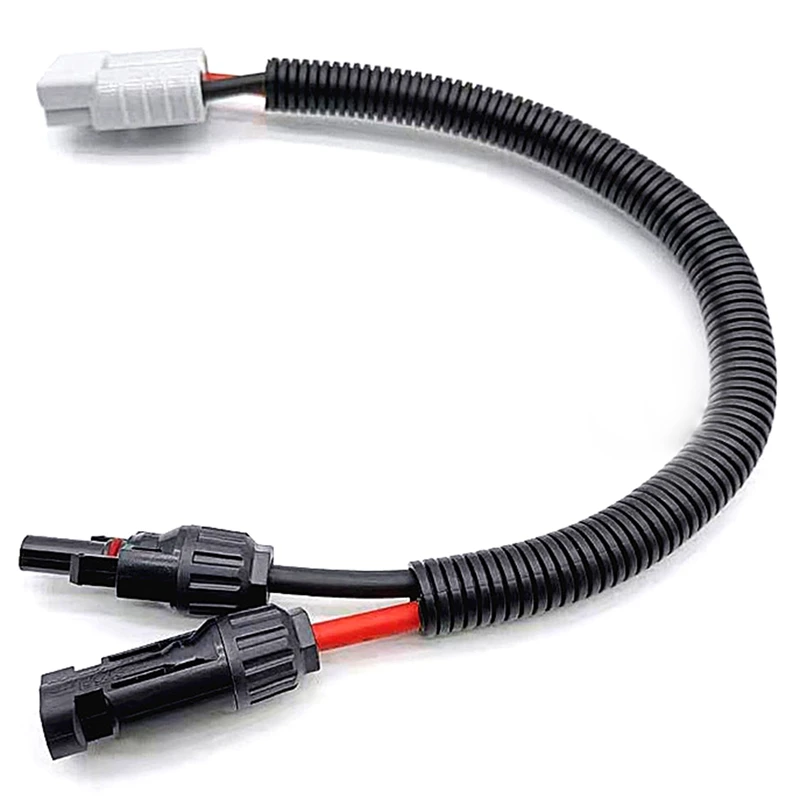 

10AWG Solar Panel Connector Cable Compatible With Solar Connector And 50A/600V AD Port Adapter Solar Connector Cable