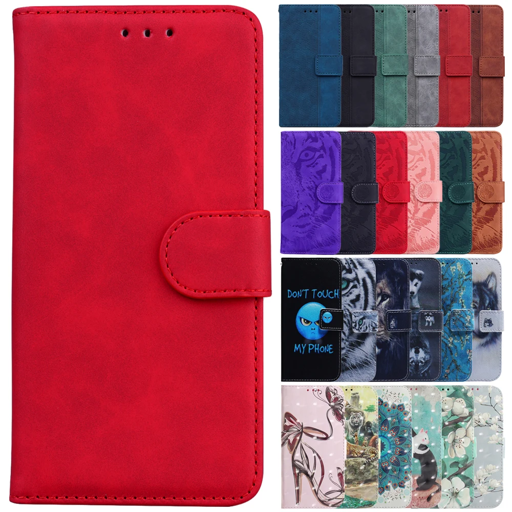 

For Infinix Note 12 VIP Case Solid Color Printed Leather Flip Phone Case on sFor Infinix Note 12 VIP X672 Cover Card Slots Funda