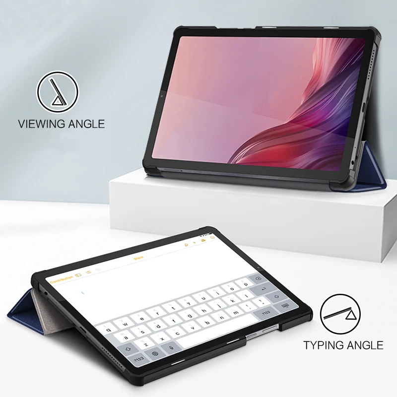 Защитный чехол из искусственной кожи AJIUYU для Lenovo Tab M9 2023