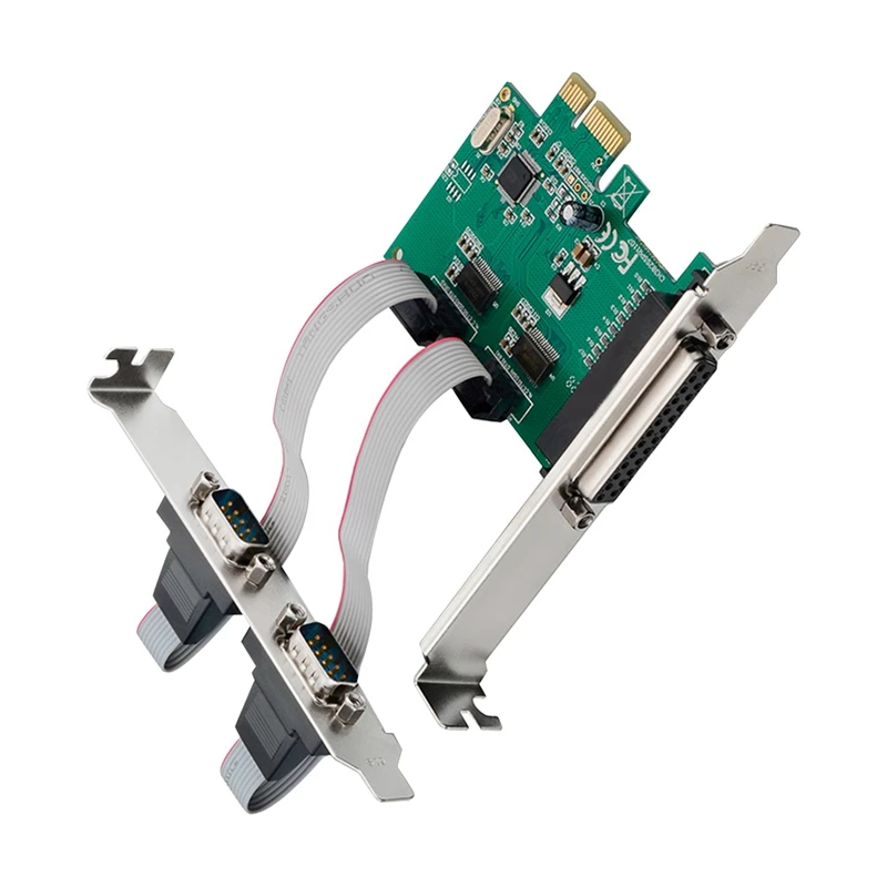 Карта расширения ST36 Pcie X1 CH382L 2S1P Промышленная RS232 + LTP1 Печать Многофункциональная