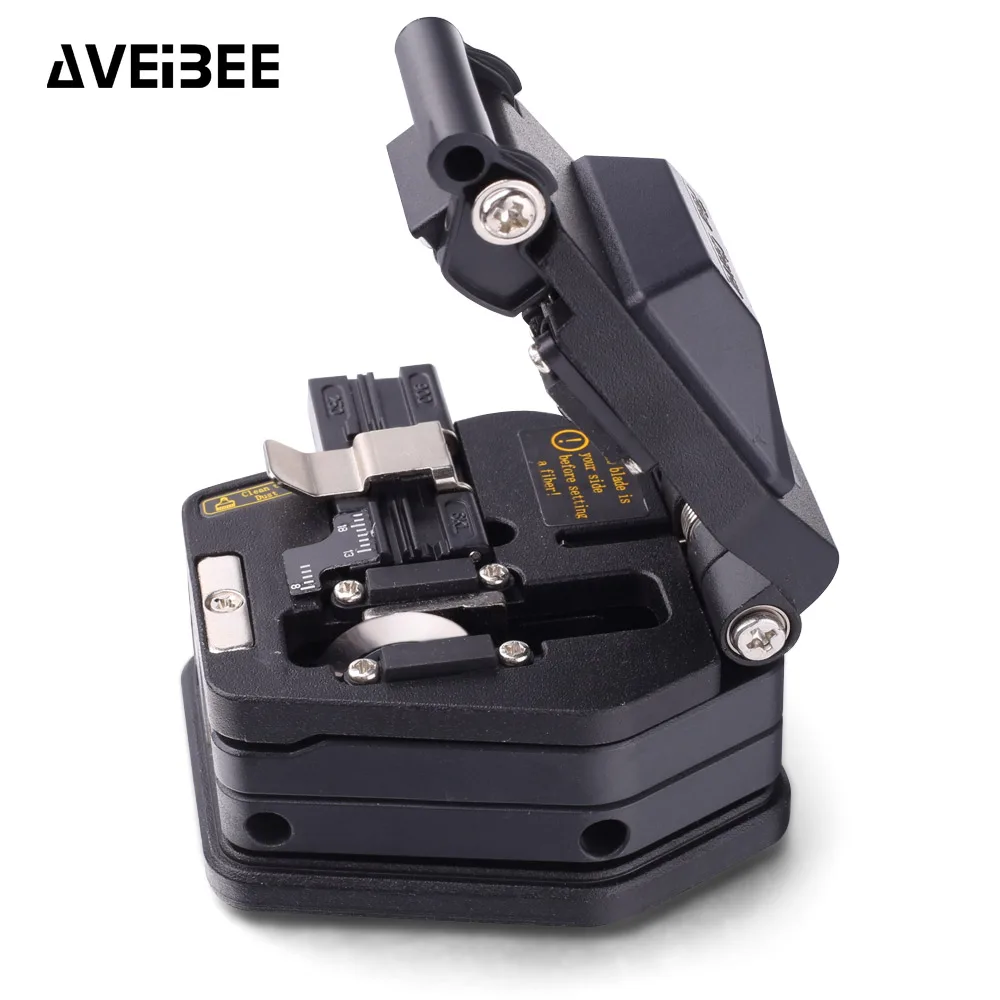 New Fiber cleaver SKL-6C cable cutting knife FTTH fiber optic knife tools cutter High Precision Fiber Cleavers 16 surface blade