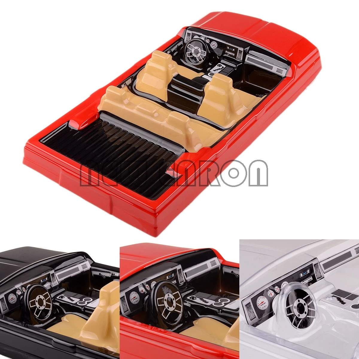 

NEW ENRON Cherokee Body Car Shell RC Car Interior Decoration for 1/10 Axial SCX10 II 90046 90047