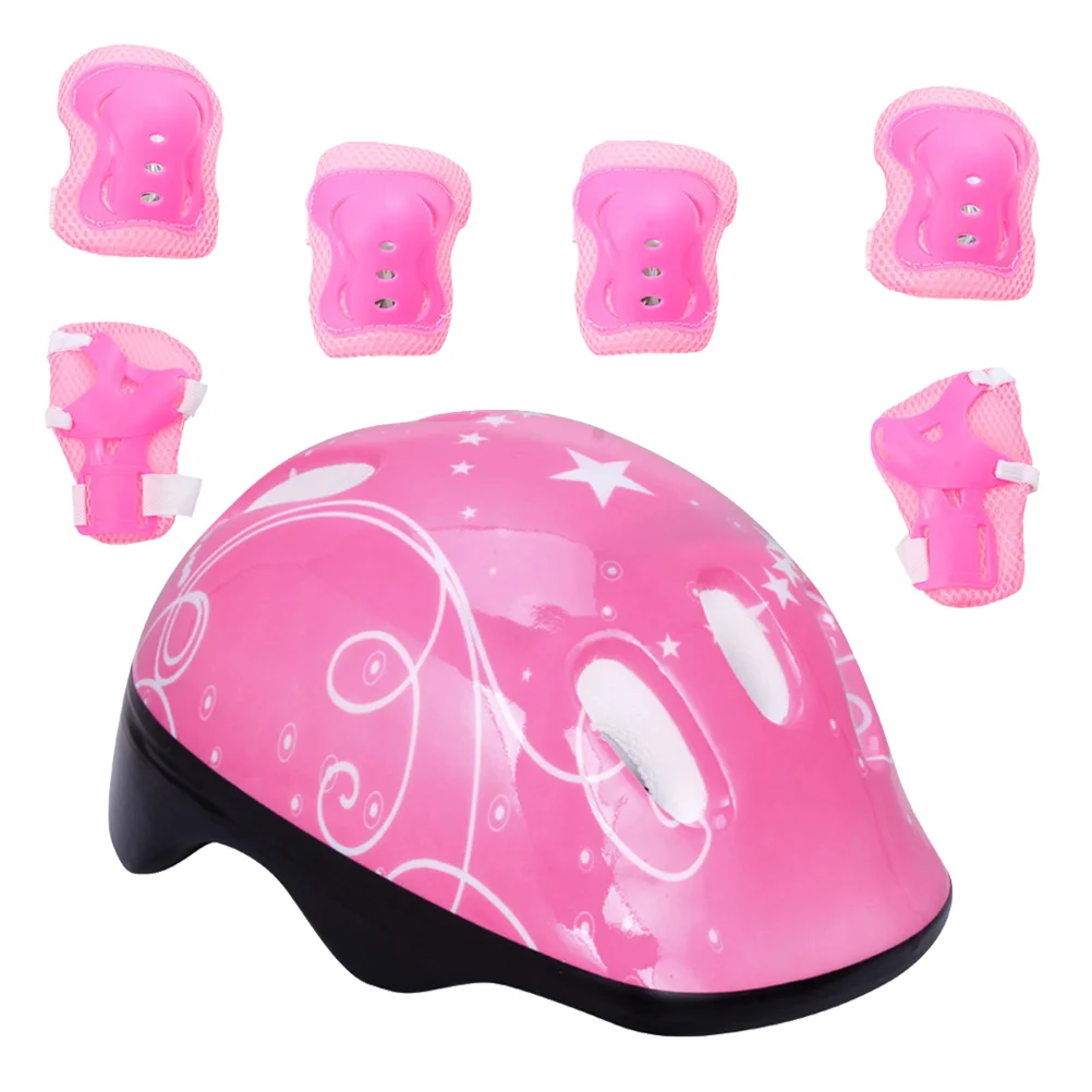 

7 Pcs Elbow Pads Skateboard Protective Gear Kids Knee Sports Skating Kits