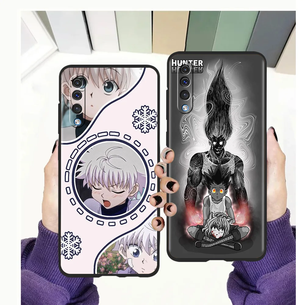 

Hunter X Hunter Phone Case For Samsung A12 A22 A02 A03 A03S A50 A70 A20 4G A10 A20S A30 5G Black Silicone Cover Shell Coque TPU