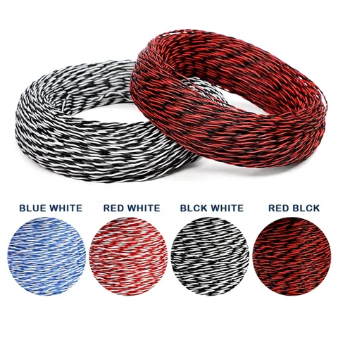 Провод PTFE AFS200 2 контакта 26/25/24/22/20/18/17/15/13AWG