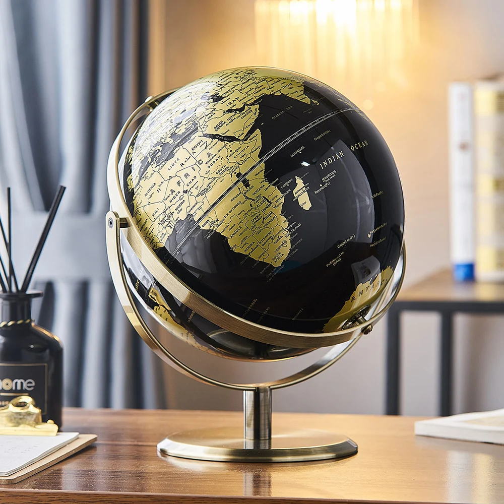 

World Globe Decoration Map Globe Home Decor Figurines Office Desk Living Room Accessories Room Decor Gift Nordic Home Decoration