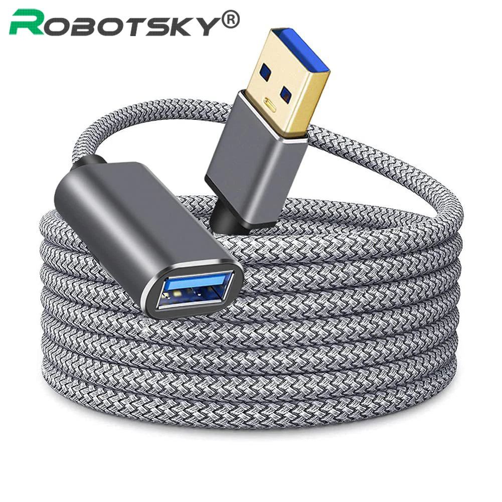 Cable de extensión USB 3,0 de 5GB, cable de transmisión de datos...