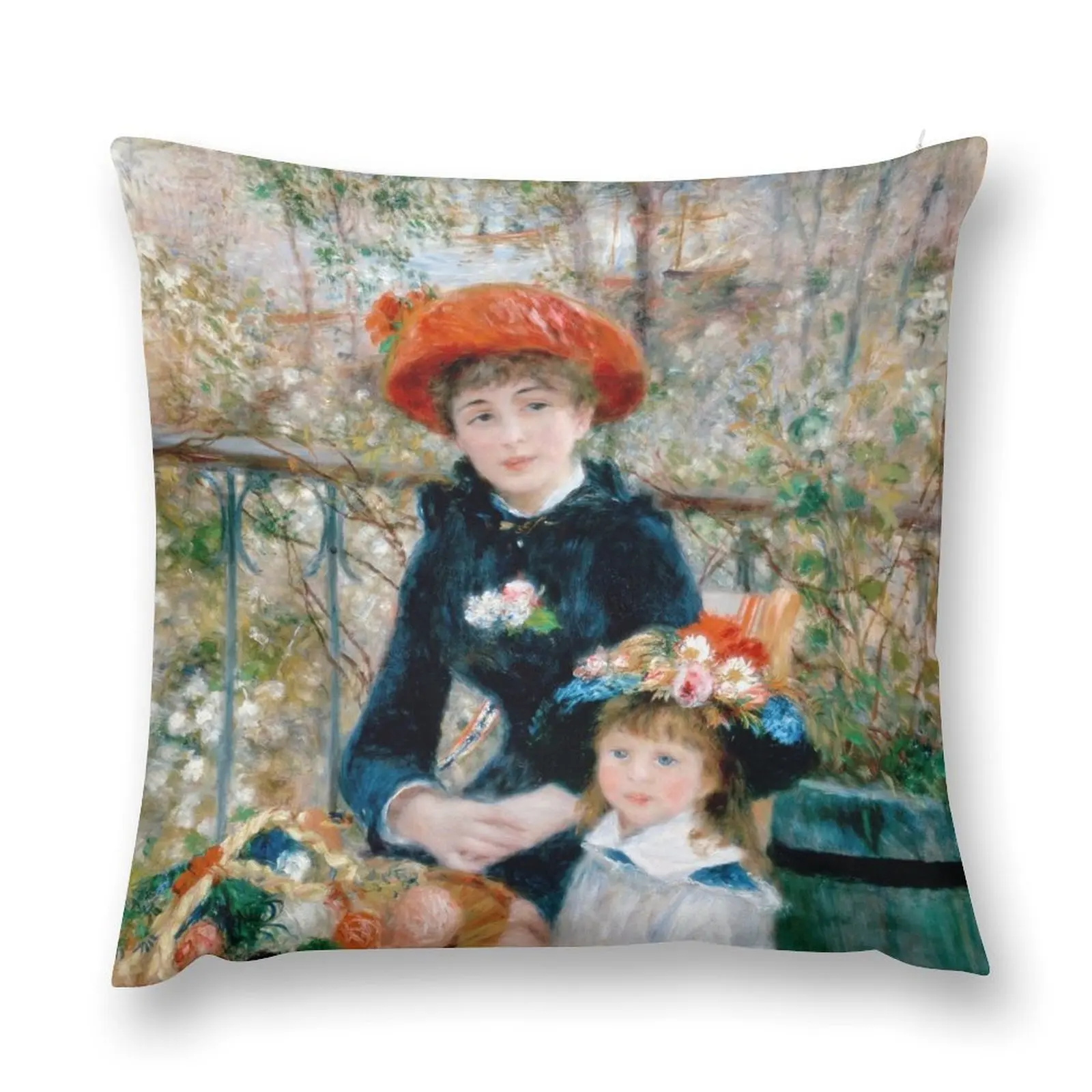Две сестры Огюст Ренуары наволочка Подушка для сна