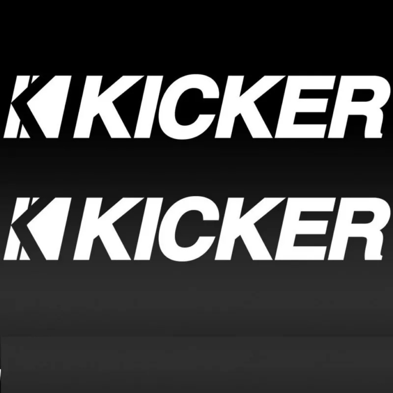 Фото 2 шт. 6 дюймов KICKER надпись автомобильный бампер окно автомобиля виниловая наклейка наклейка №1