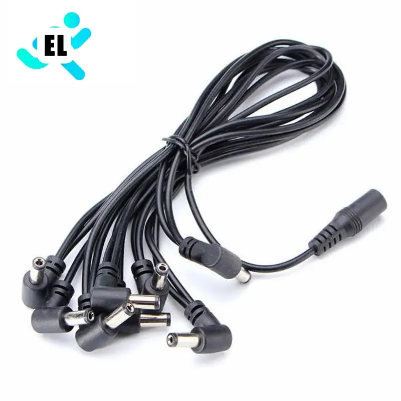 

1Set Daisy Chain 1 to 3 4 5 6 8 Ways Guitar Effects Pedal Accessories Power Supply Cable for 9V 2A DC Adapter Plug