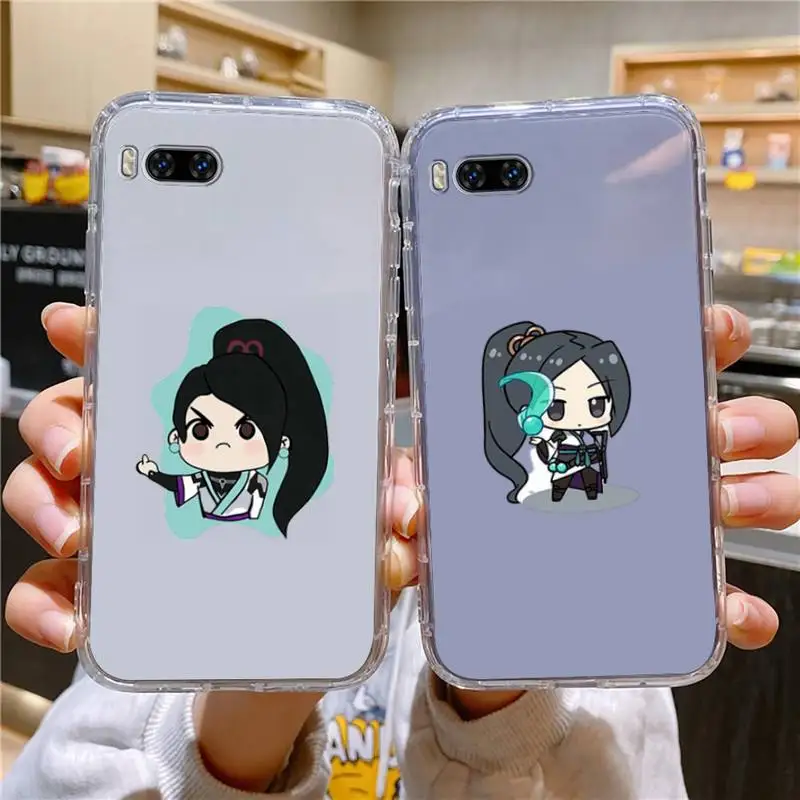 

Cute Cartoon Valorant Phone Case For Huawei Mate P10 P20 P30 P40 P50 Smart Z Honor 50 60 70 Pro Lite Transparent Case