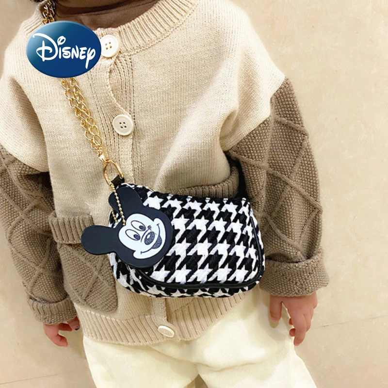 

Новая модная сумка-мессенджер Disney 2022 на плечо для девочек, вместительный кошелек для монет для девочек, Высококачественная Милая Детская су...