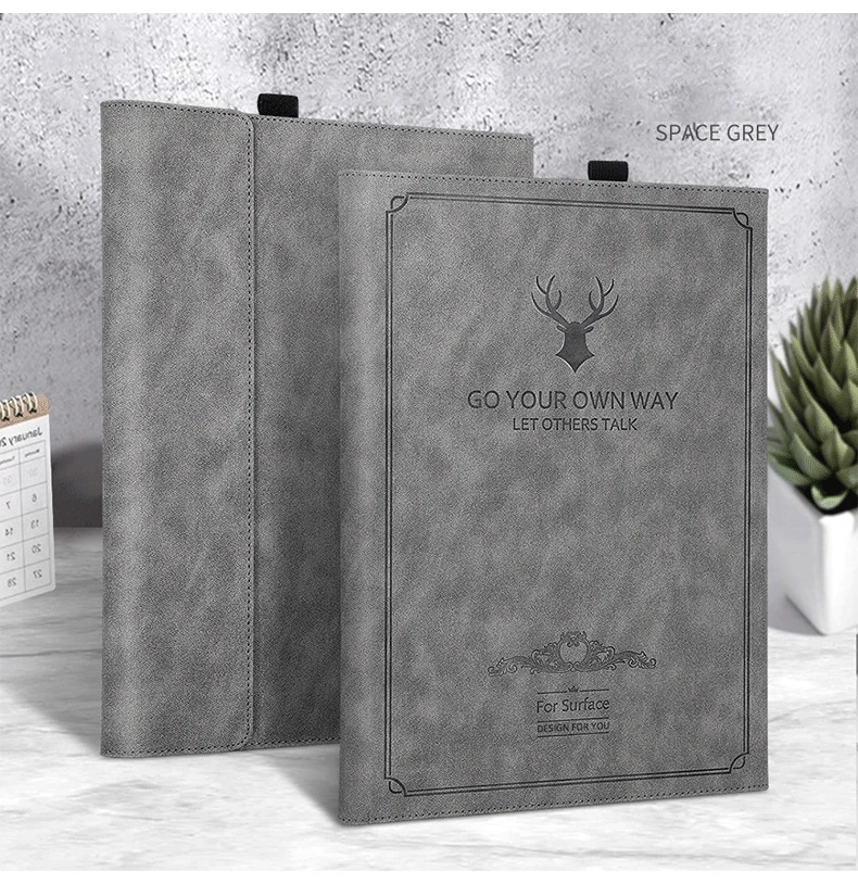 

Чехол-книжка кожаный для Microsoft Surface Pro 6 5 4 3 7 Plus 8