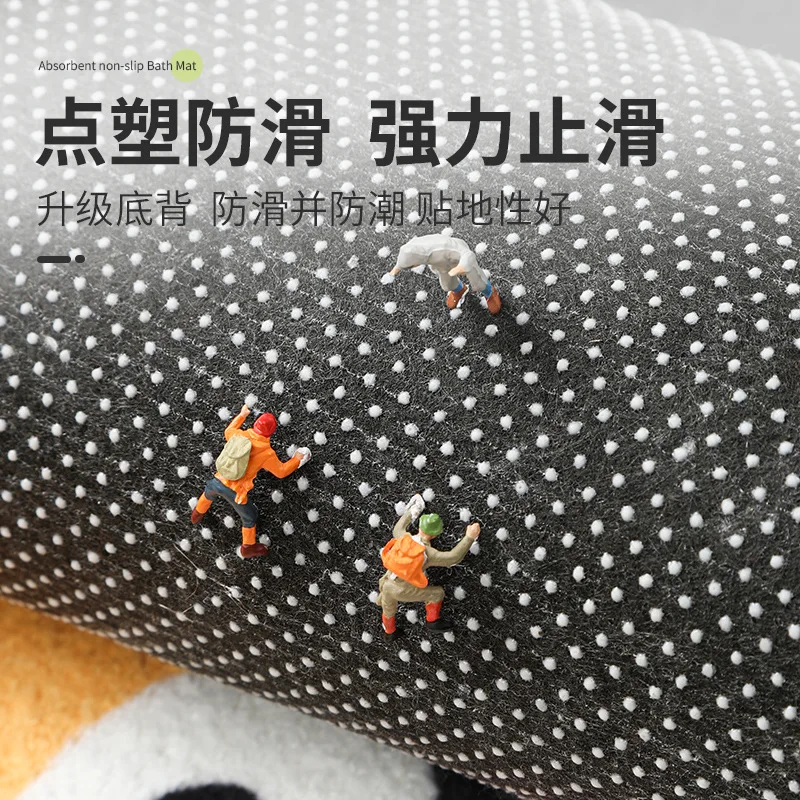 tiger rug cat rug anime rug bathroom absorbent non slip mat door mat entrance childrens room carpet protective floor mat free global shipping