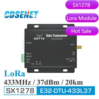 lora sx1278 433mhz long range 5w transceiver receiver 37dbm 20km cdsenet e32 dtu 433l37 rs232 rs485 433 mhz wifi serial port