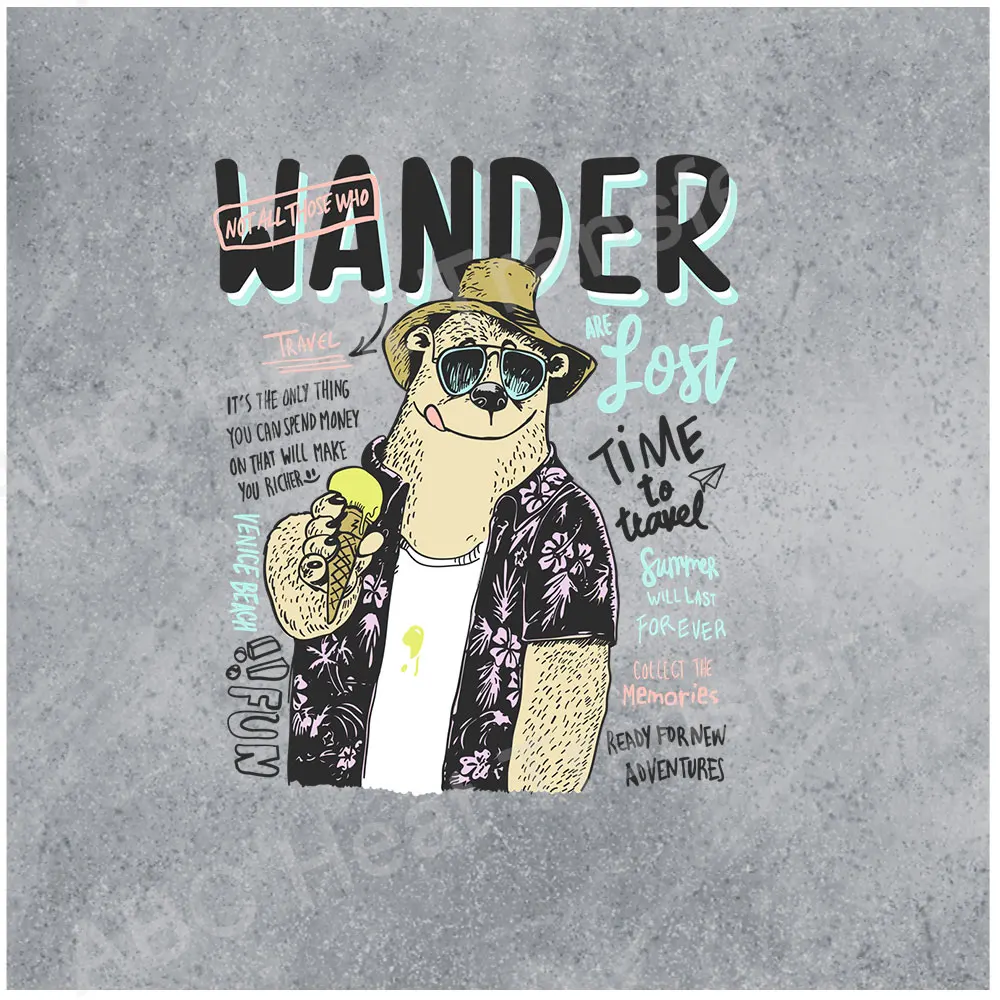 Милая картинка с изображением медведя теплопередача для одежды своими руками