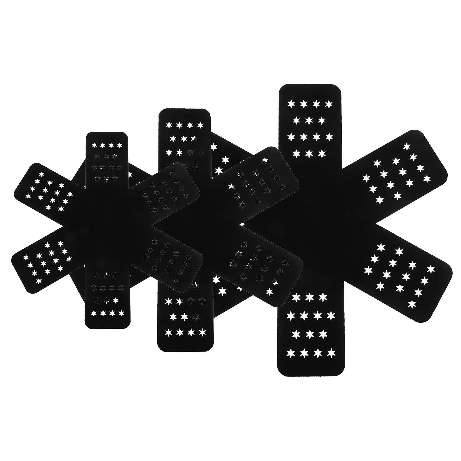 3 шт. подставки для кофе (серые 5 размеров) декоративные защитные нескользящие