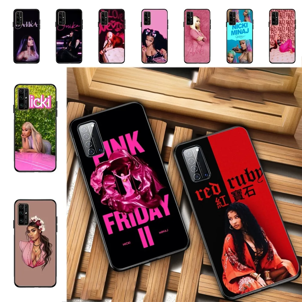 N-Nicki M-Minaj Rapper Pink Friday 2 Phone Case For Huawei Honor 10 Lite 9 20 7A 9X 30 50 60 70 Pro Plus Soft Silicone Cover