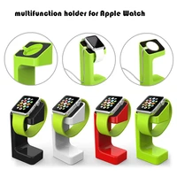 fashion design luxury desktop bracket charger cord hold stand holder for apple watch 6 5 3 2 1 holder for iwatch series 4