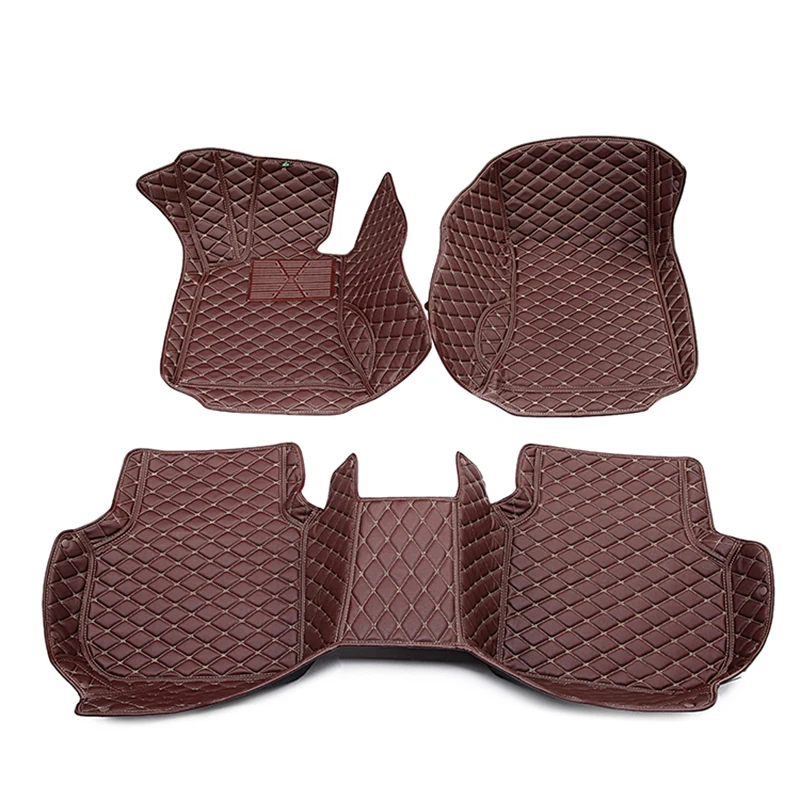 Leather Car Floor Mats for Bmw X5 e53 2000 2001 2002 2003 2004 2005 2006 Interior Accessories Carpet Rug Auto Matten Foot Cover