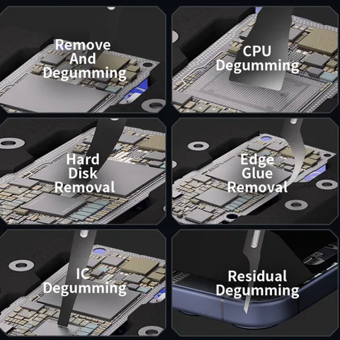 KH-001 Быстроразъемная материнская плата IC, лезвие для удаления клея, нож для разборки процессора, скребок для ремонта чипов, комплект ножей MECHANIC
