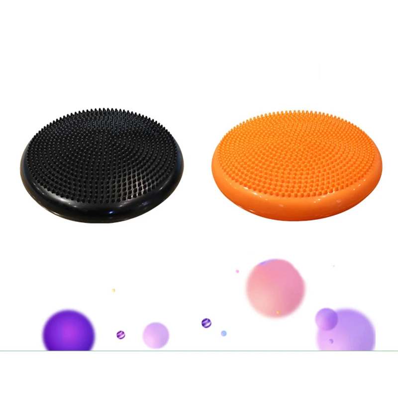 Массажер для йоги с шипами тренировочный надувной мяч прочный спортивный