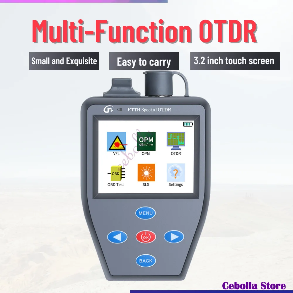 

FTTH S310N Active Fiber OTDR Handheld Mini with Optical Power Meter Stable Light Source VFL Multifunction Fibre Optique Tester