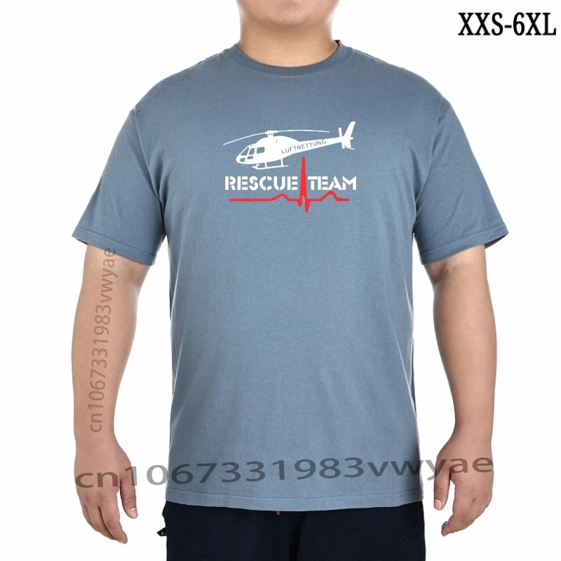 Новинка 2023, модная футболка спасательной команды, пневматическая футболка с круглым вырезом