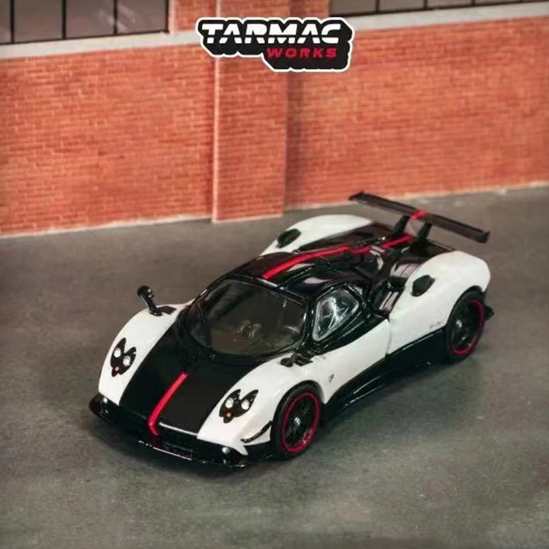 

Tarmac Works TW 1:64 Zonda Cinque Bianco Benny White Alloy Diorama Car Model Collection Miniature Carros Toys In Stock