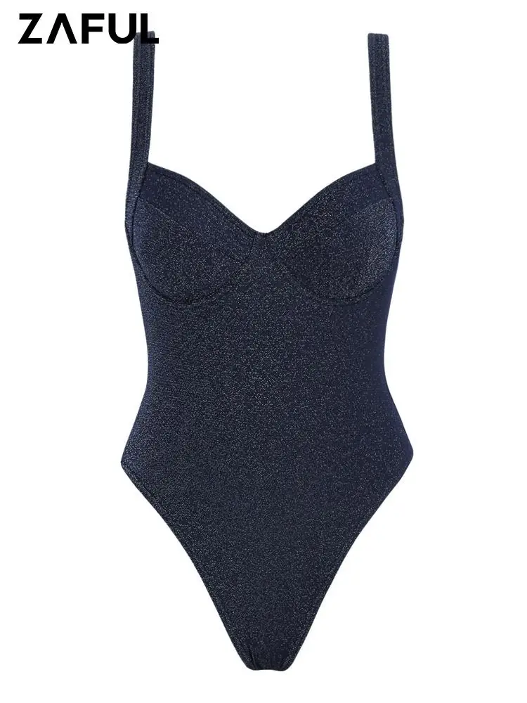 

Женский слитный купальник на косточках, с открытой спиной