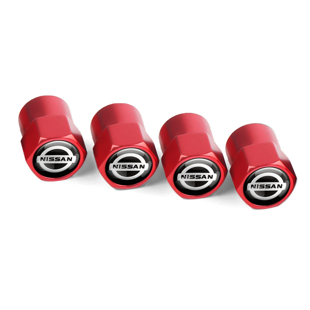 

4 шт. автомобильные металлические колпачки для клапанов шин, чехол для Nissan X-trail Qashqai Note Juke Sentra Patrol Navara Micra, автомобильные аксессуары