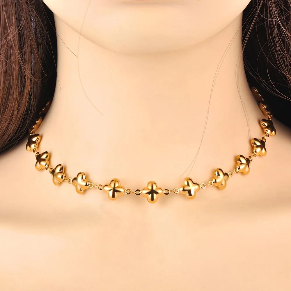 FlyMango Ожерелье-цепочка с крестом из нержавеющей стали 316L 12 мм для женщин