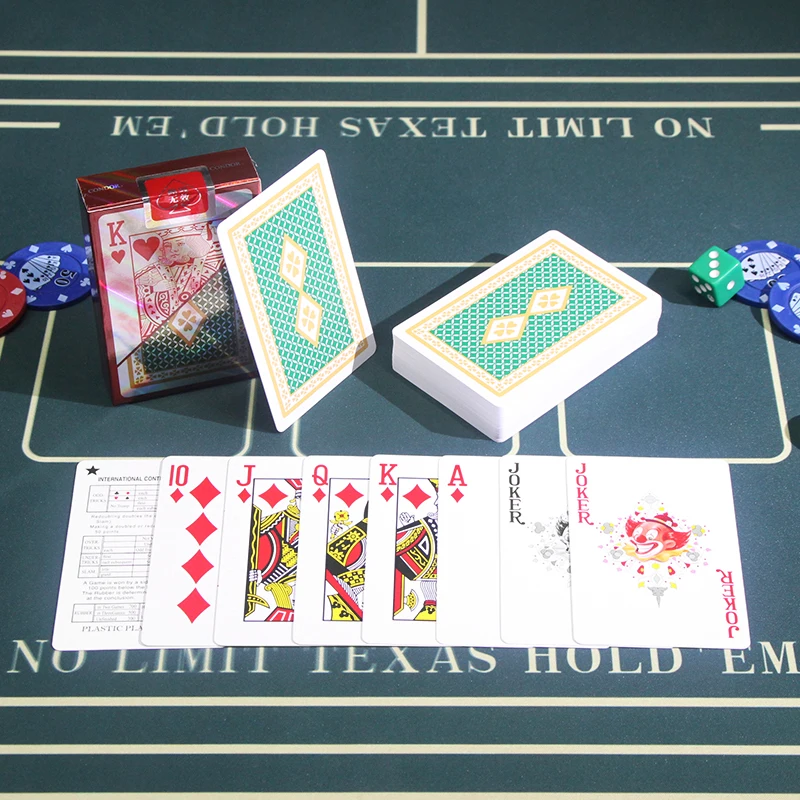 Игральные карты CONDOR ПВХ игральные высококачественные водонепроницаемые