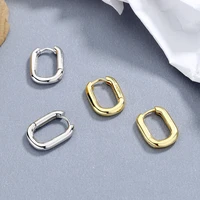 925 sterling silver hoop earrings woman luxury minimalist 14k gold earring fashion girl cute trend original party gift jewelry