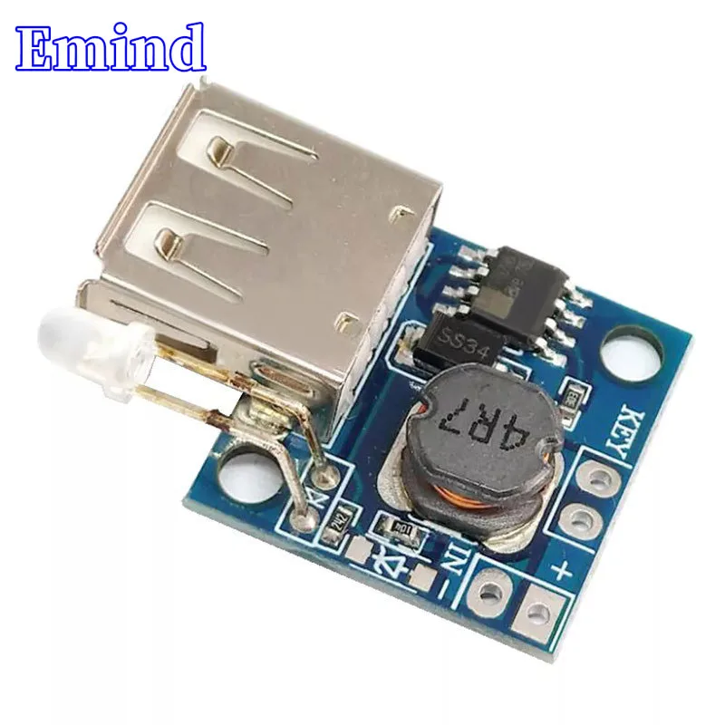 

3/10/20/50/100Pcs DC-DC Booster Module Ultra-Small Power Board With Charge Indicator 3A High Efficiency Booster Board Mobile