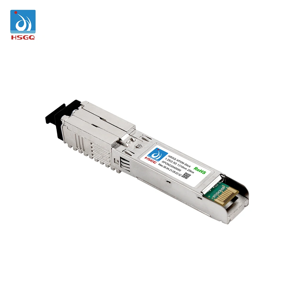 Фото HSGQ Бренд V08 EPON & GPON stick SFP ONU Stick с разъемом MAC SC Модуль DDM pon — диапазон 20 км ONU MAC XPON №4