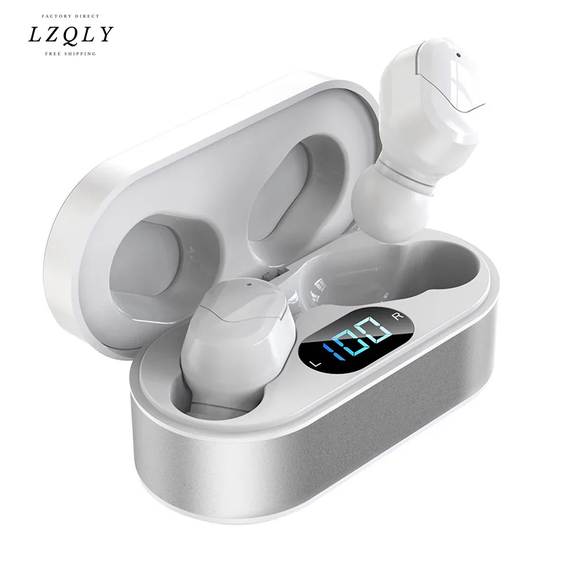 

Wholesale Price Js1 Wireless Sports Running In-ear Anti-shedding Headset Tws 5.0 Led Digital Display Earphone
