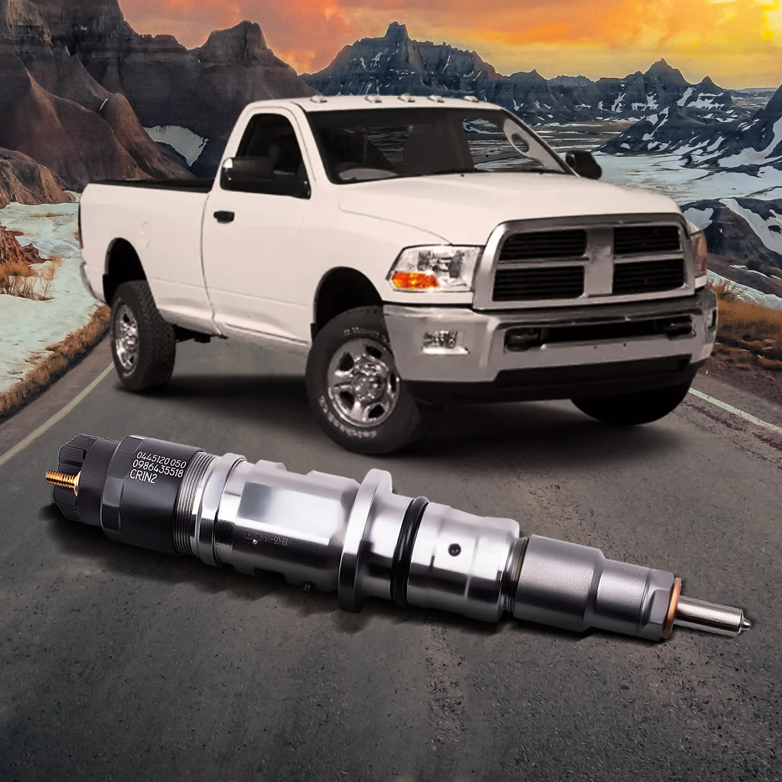 Форсунки дизельного топлива 6 шт. для Dodge Ram 2500 3500 Cummins 6.7L тяжелого грузовика 0986435518