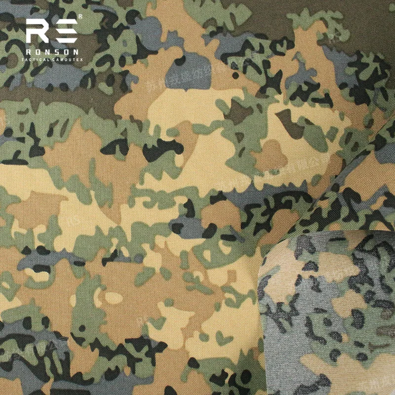 Фото Австрийский камуфляж Tarnanzug Neu 500D, нейлоновый камуфляж Cordura с принтом, ткань с полиуретановым покрытием, прочный для тактического снаряжения NIR IRR №5