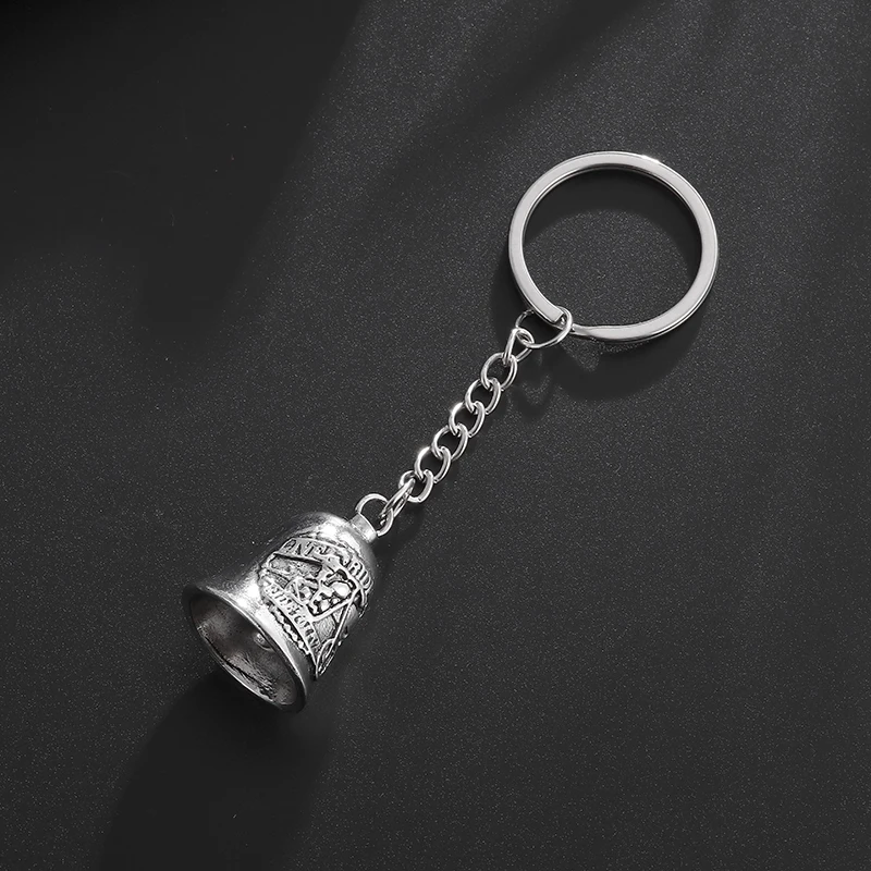 Брелок в стиле ретро панк с эффектом пламени для мужчин персонализированный