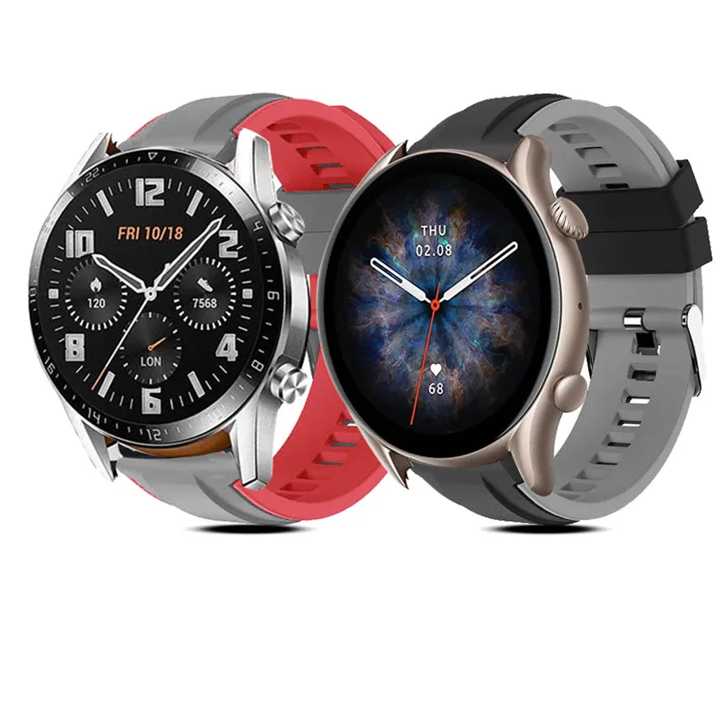 Ремешок Correa 22 мм для huawei watch gt 2 46 мм/GT/GT2/2e браслет часов amazfit gtr 3 pro ремешок Xiaomi Mi S1