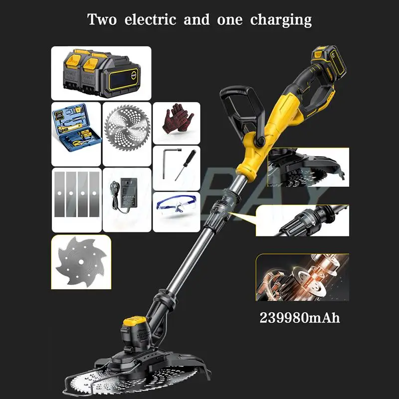 Беспроводная бесщеточная газонокосилка