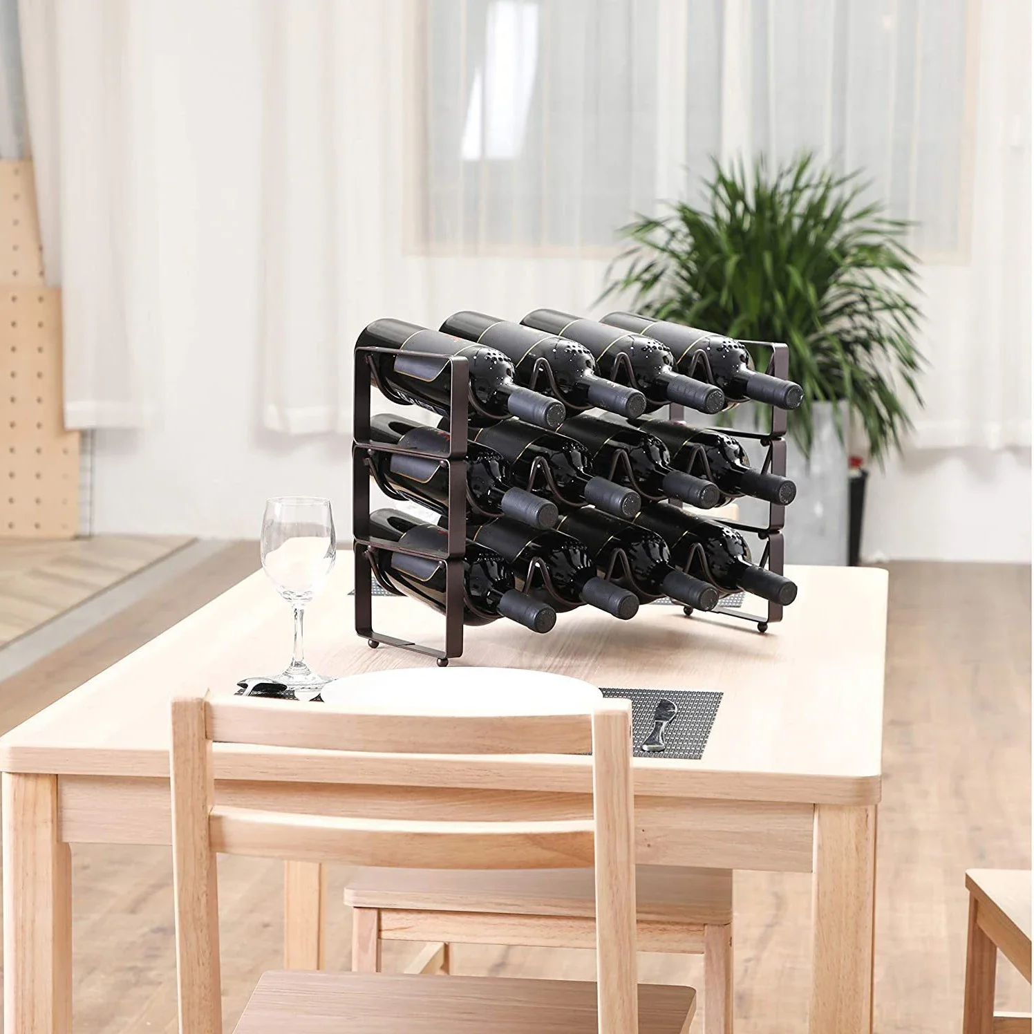 1 шт. простая Винная стойка железное искусство может быть несколько композитных